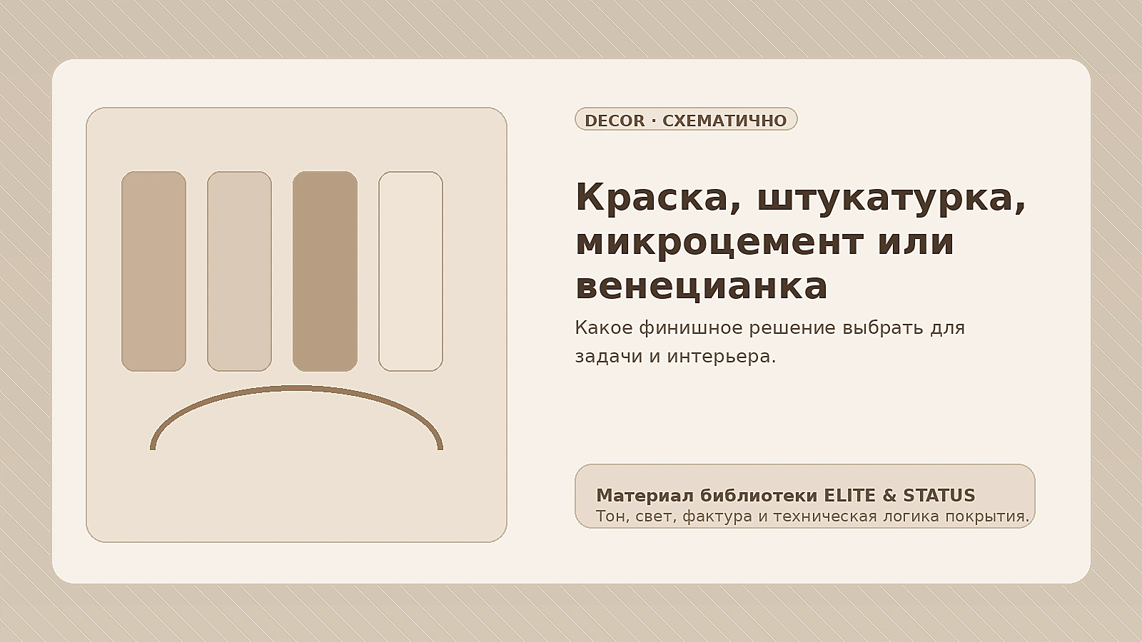 Краска, декоративная штукатурка, микроцемент или венецианская штукатурка: что выбрать
